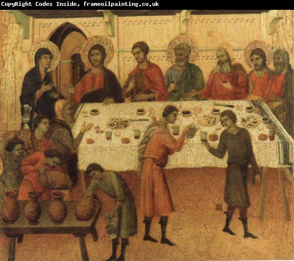 Duccio di Buoninsegna The marriage Feast at Cana